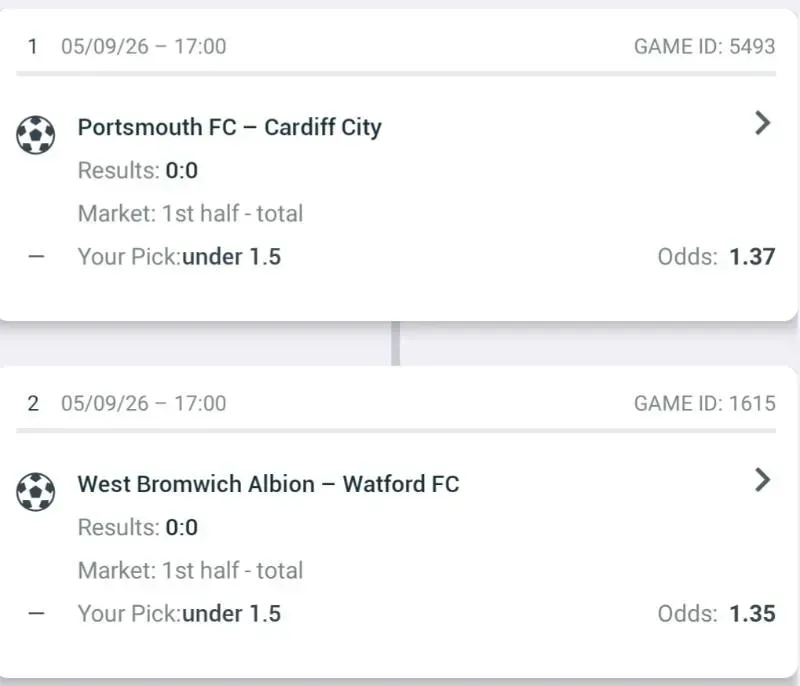 Prediction Slip screenshot